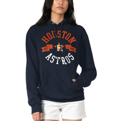 Houston Astros G-III 4Her by Carl Banks Women's City Graphic Pullover Hoodie - Navy