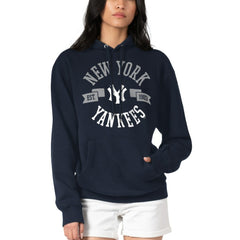 New York Yankees G-III 4Her by Carl Banks Women's City Graphic Pullover Hoodie - Navy