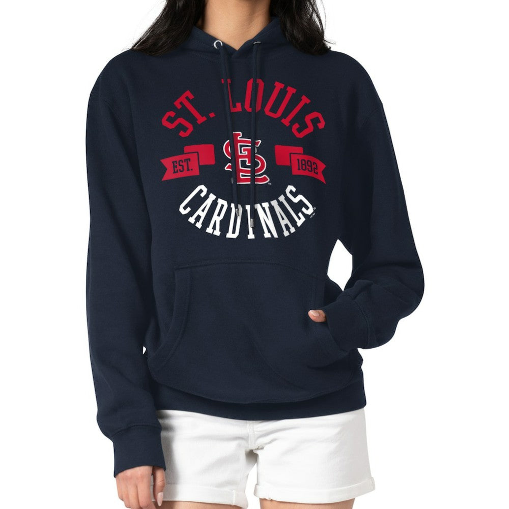 St. Louis Cardinals G-III 4Her by Carl Banks Women's City Graphic Pullover Hoodie - Navy