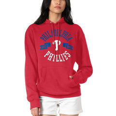 Philadelphia Phillies G-III 4Her by Carl Banks Women's City Graphic Pullover Hoodie - Red