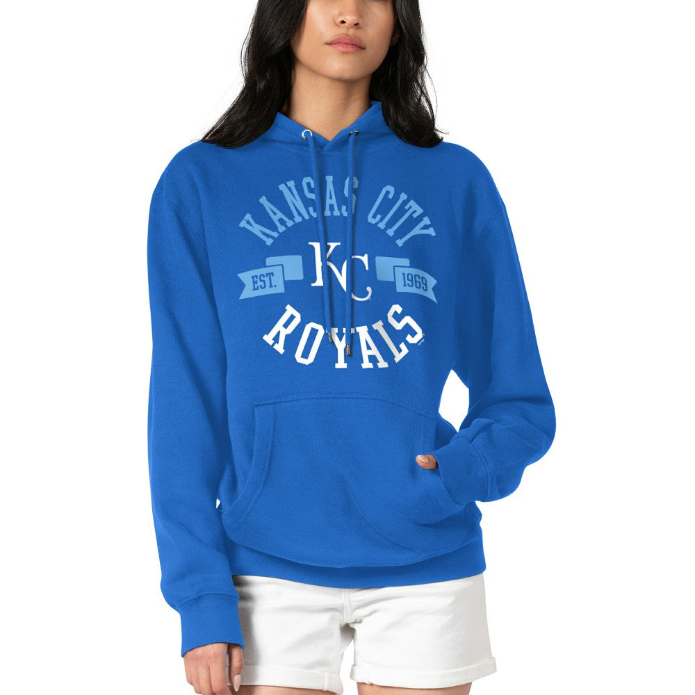 Kansas City Royals G-III 4Her by Carl Banks Women's City Graphic Pullover Hoodie - Royal