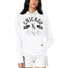 Chicago White Sox G-III 4Her by Carl Banks Women's City Graphic Pullover Hoodie - White