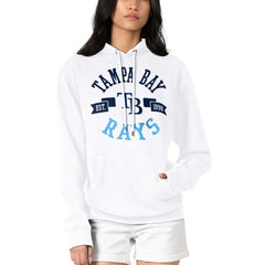 Tampa Bay Rays G-III 4Her by Carl Banks Women's City Graphic Pullover Hoodie - White