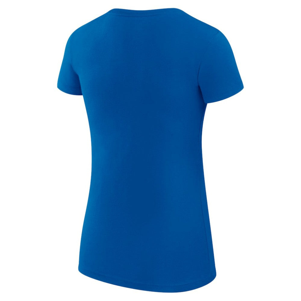 New York Rangers G-III 4Her by Carl Banks Women's Super-Slim Fit Lightweight Hockey Love T-Shirt Royal