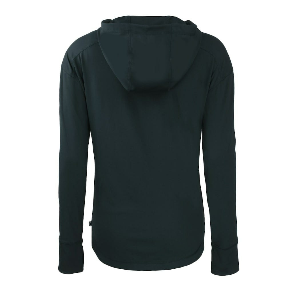 Chicago Bears Cutter & Buck Women's Throwback Daybreak Eco Recycled Half-Zip Hoodie - Navy discount