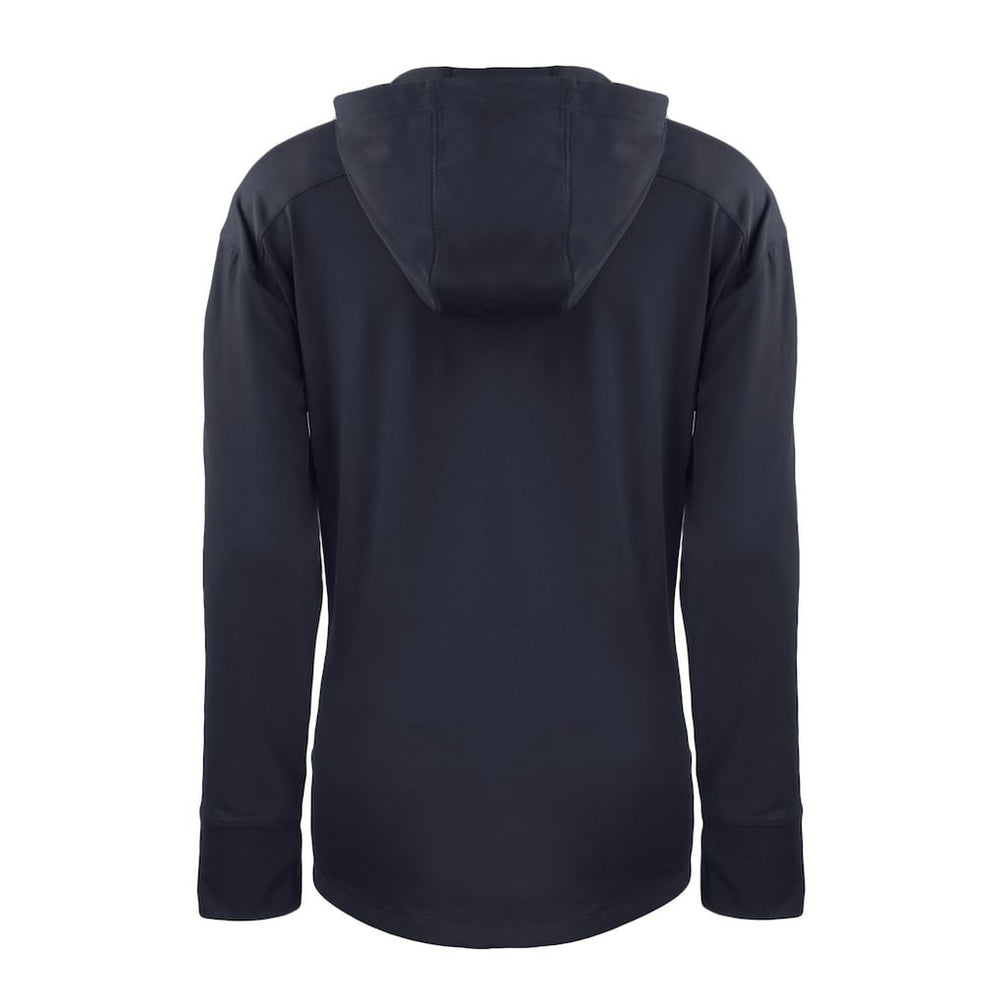 Chicago Bears Cutter & Buck Women's Throwback Daybreak Eco Recycled Half-Zip Hoodie - Navy outlet