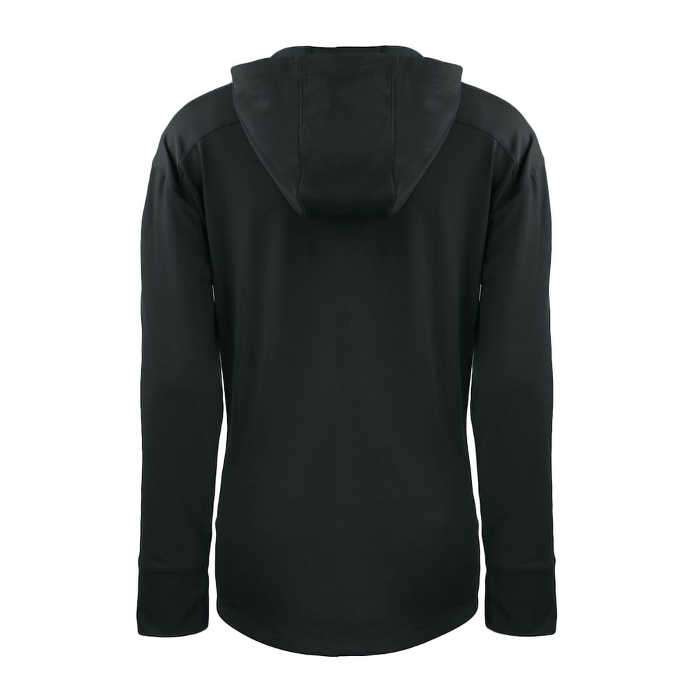 San Francisco 49ers Cutter & Buck Women's Throwback Daybreak Eco Recycled Half-Zip Hoodie - Black discount