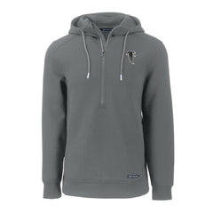Atlanta Falcons Cutter & Buck Throwback Roam Eco Half-Zip Recycled Pullover Hoodie - Gray discount