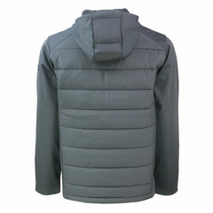 Detroit Lions Cutter & Buck Throwback Evoke Hybrid Eco Softshell Recycled Full-Zip Hoodie Jacket - Gray cheap