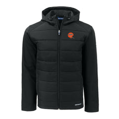 Cincinnati Bengals Cutter & Buck Throwback Big & Tall Evoke Hybrid Eco Softshell Recycled Full-Zip Jacket - Black discount