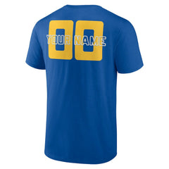 Golden State Warriors Stellar Personalized Name & Number T-Shirt sale - Royal sale