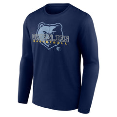 Memphis Grizzlies Stellar Personalized Name & Number Long Sleeve T-Shirt - Navy cheap