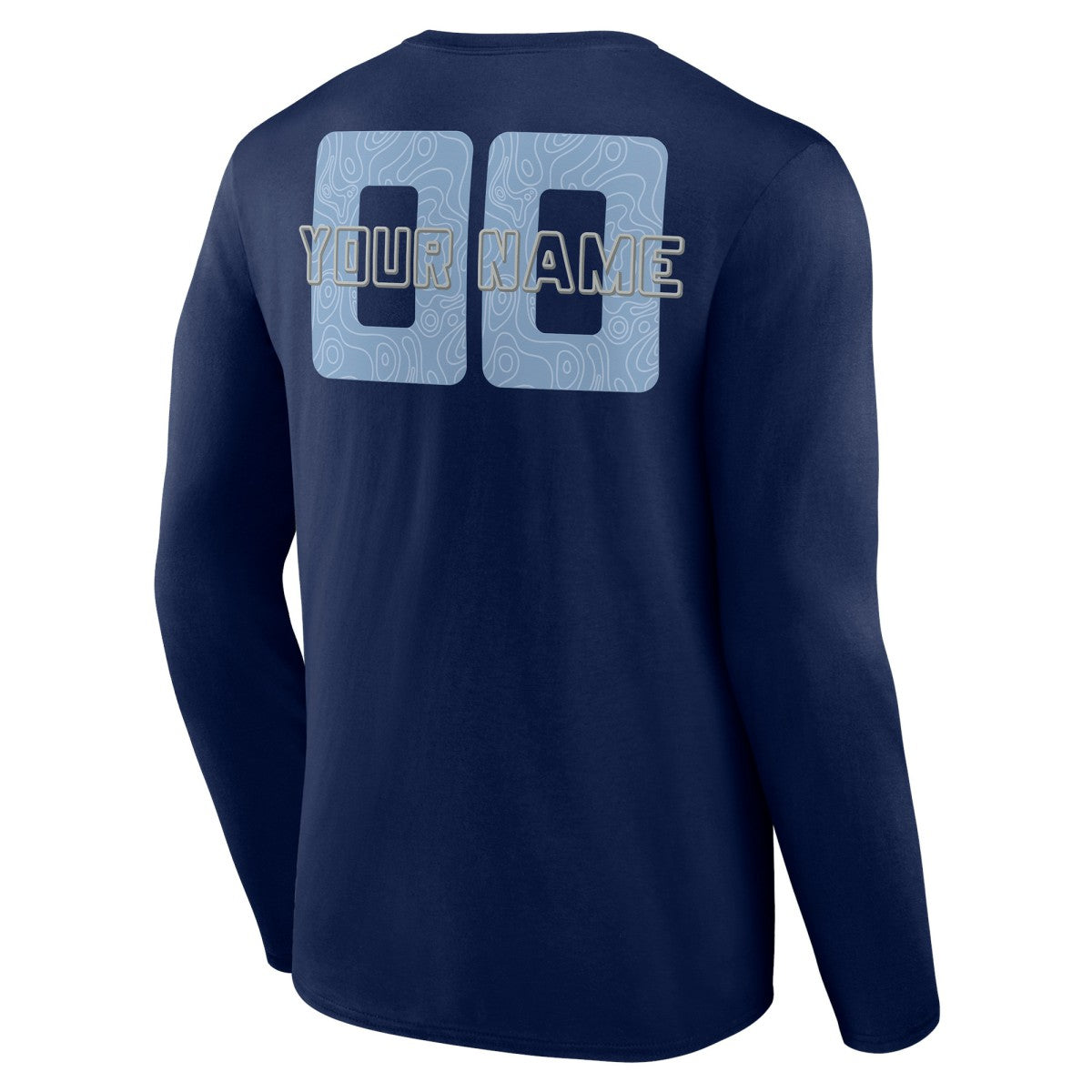 Memphis Grizzlies Stellar Personalized Name & Number Long Sleeve T-Shirt - Navy cheap