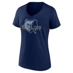 Memphis Grizzlies Women's Stellar Personalized Name & Number V-Neck T-Shirt - Navy cheap