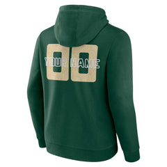 Milwaukee Bucks Stellar Personalized Name & Number Pullover Hoodie - Hunter Green on sale