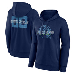 Minnesota Timberwolves Women's Stellar Personalized Name & Number Pullover Hoodie - Navy cheap