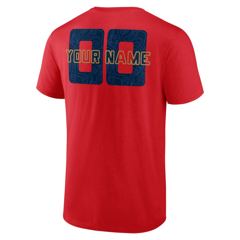 New Orleans Pelicans Stellar Personalized Name & Number T-Shirt - Red outlet