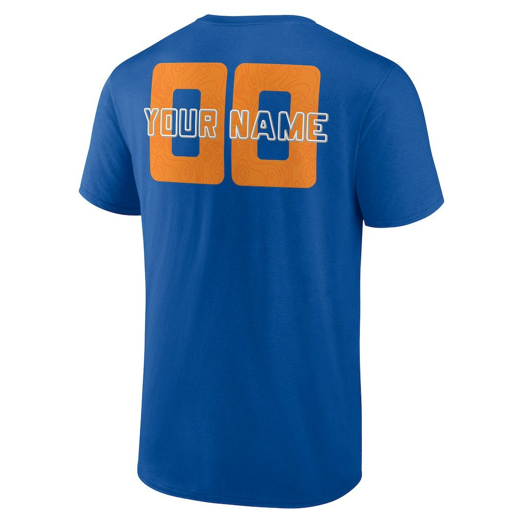 New York Knicks Stellar Personalized Name & Number T-Shirt - Blue on sale