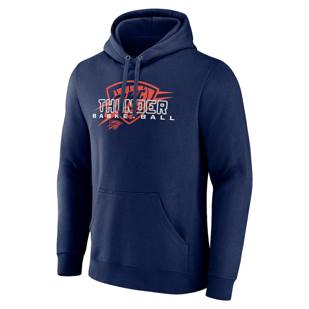 Oklahoma City Thunder Stellar Personalized Name & Number Pullover Hoodie sale - Navy on sale