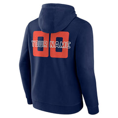 Oklahoma City Thunder Stellar Personalized Name & Number Pullover Hoodie sale - Navy on sale