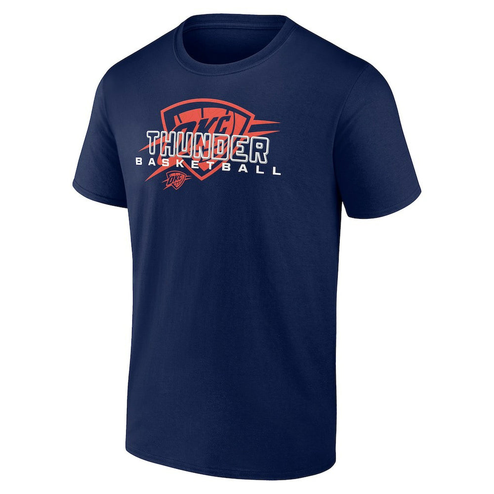 Oklahoma City Thunder Stellar Personalized Name & Number T-Shirt - Navy discount