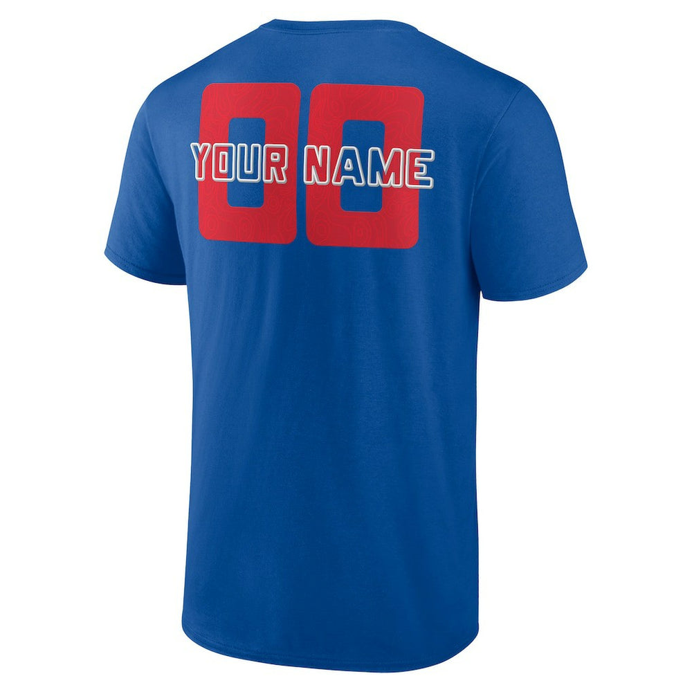 Philadelphia 76ers Stellar Personalized Name & Number T-Shirt - Royal outlet
