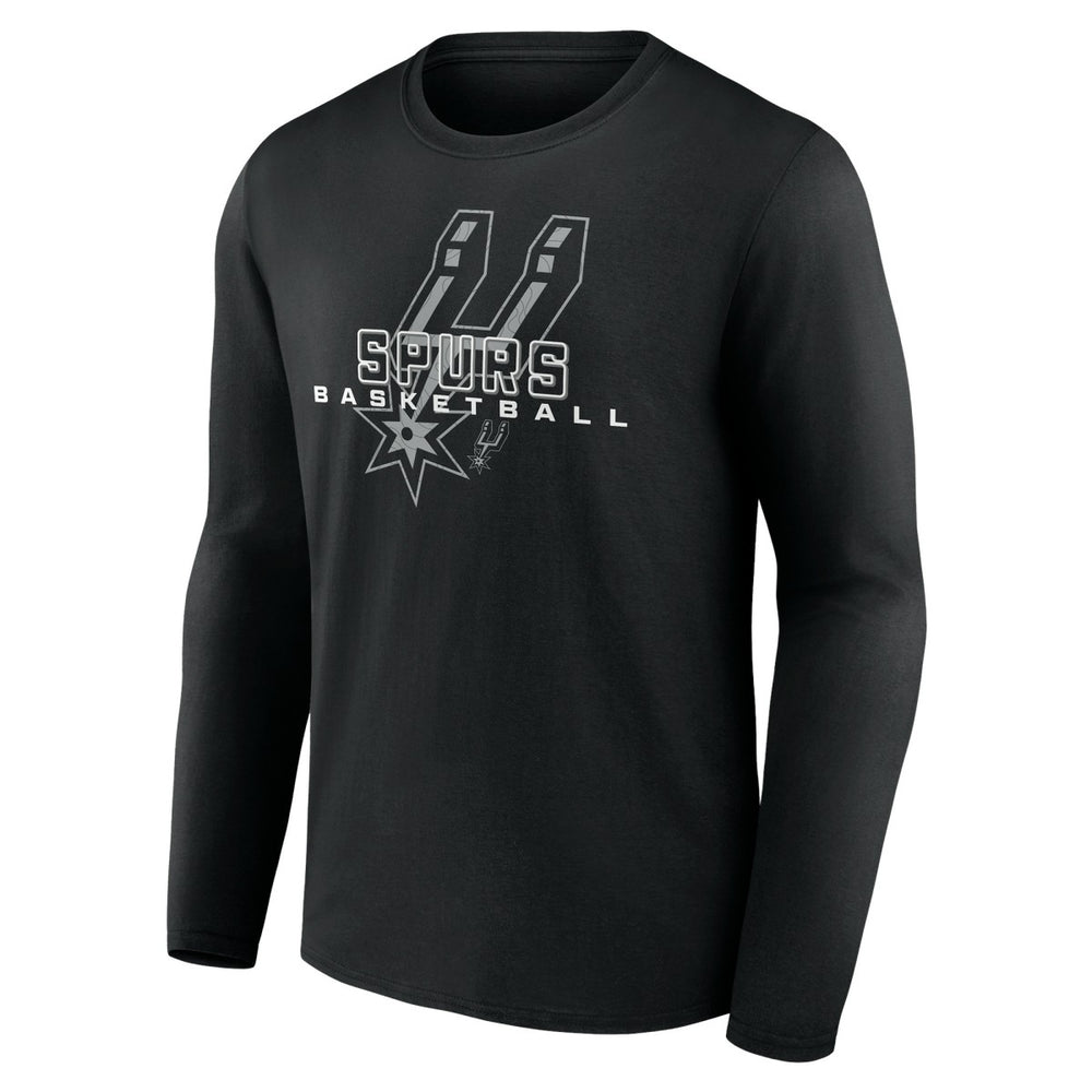 San Antonio Spurs Stellar Personalized Name & Number Long Sleeve T-Shirt - Black cheap