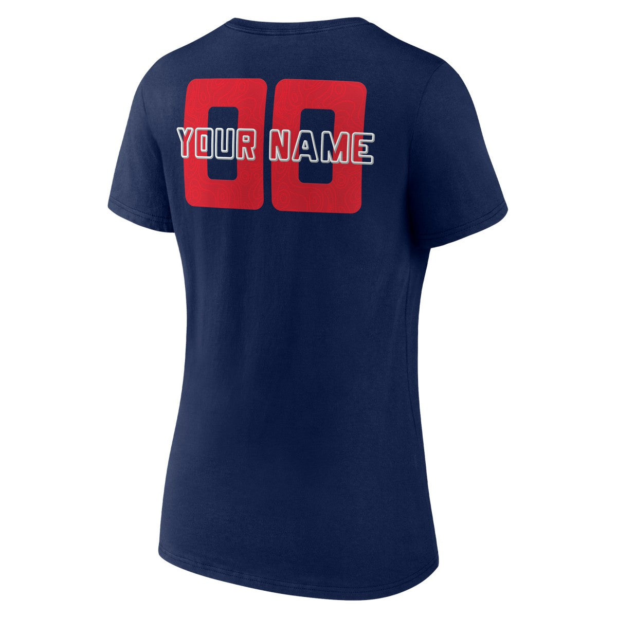 Washington Wizards Women's Stellar Personalized Name & Number V-Neck T-Shirt - Navy shop