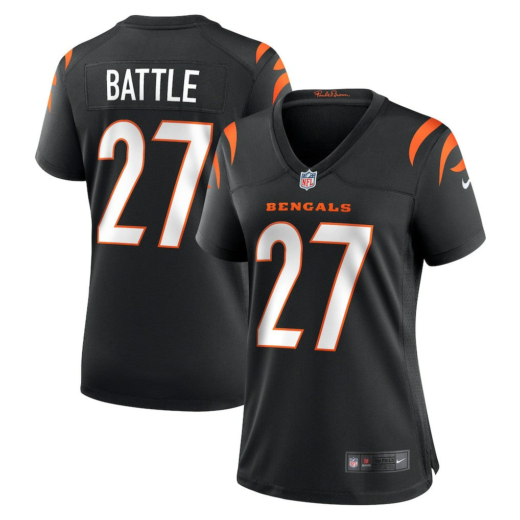 Jordan Battle Cincinnati Bengals Women's Team Game Jersey - Black | Nike for sale