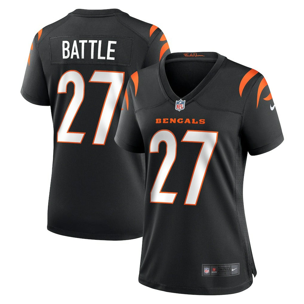 Jordan Battle Cincinnati Bengals Women's Team Game Jersey - Black | Nike for sale