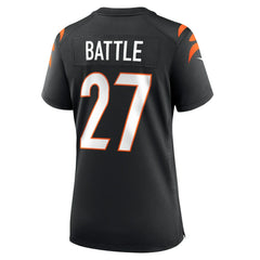 Jordan Battle Cincinnati Bengals Women's Team Game Jersey - Black | Nike for sale
