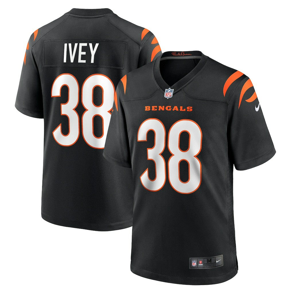 DJ Ivey Cincinnati Bengals Team Game Jersey - Black | Nike on sale