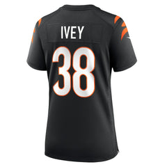 DJ Ivey Cincinnati Bengals Women's Team Game Jersey - Black | Nike on sale