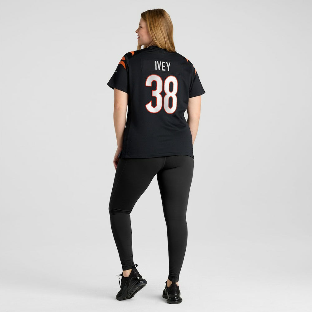 DJ Ivey Cincinnati Bengals Women's Team Game Jersey - Black | Nike on sale