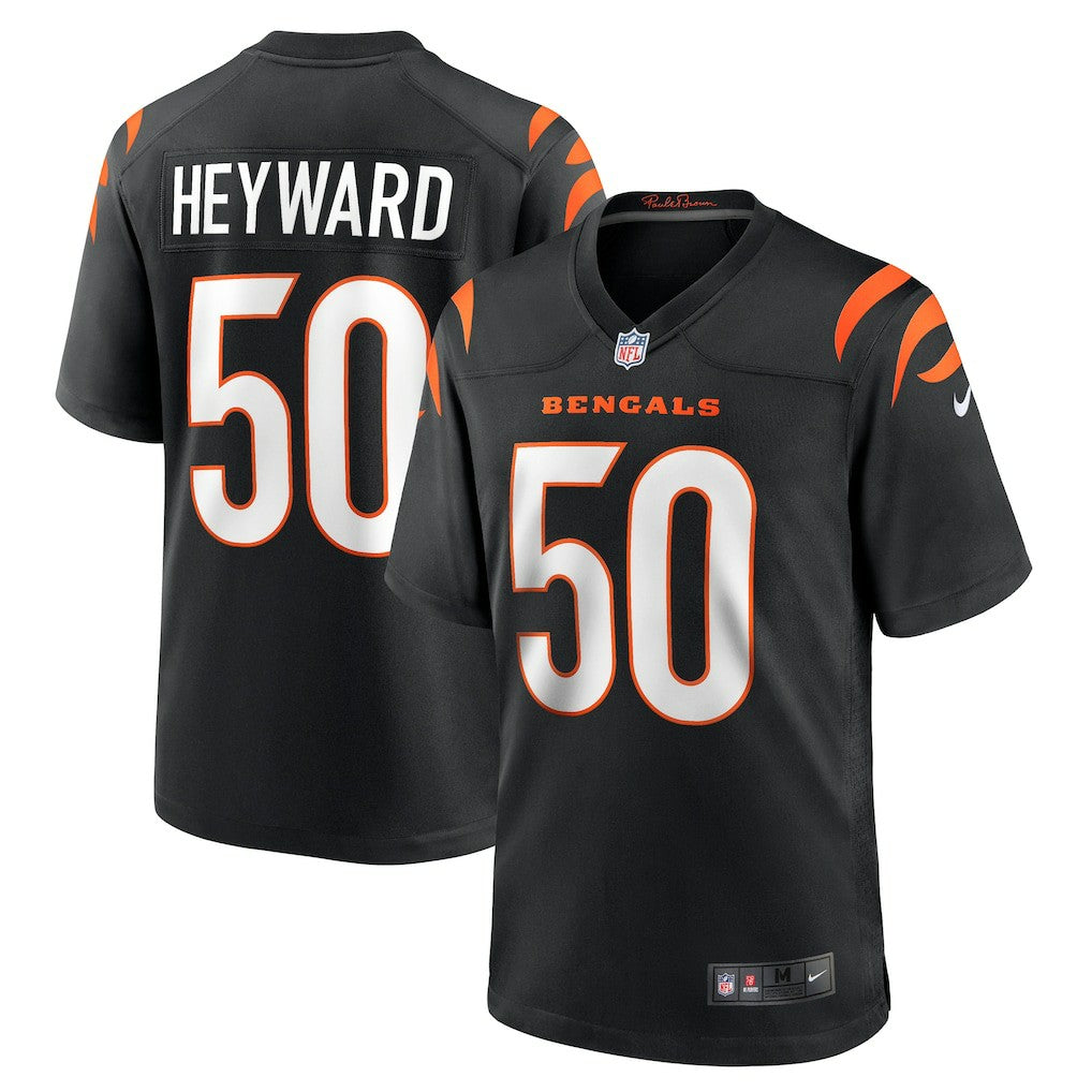 Shaka Heyward Cincinnati Bengals Team Game Jersey - Black | Nike cheap