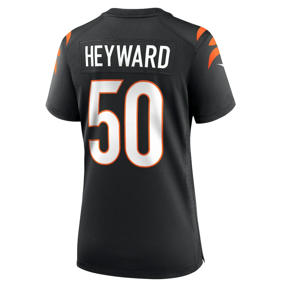 Shaka Heyward Cincinnati Bengals Women's Team Game Jersey - Black | Nike for sale