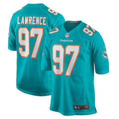 Rashard Lawrence Miami Dolphins Team Game Jersey - Aqua | Nike for sale