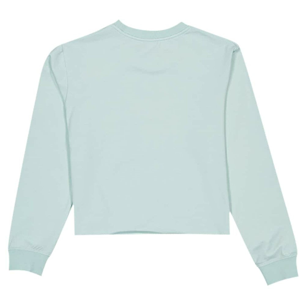 Atlanta Braves Women's Breeze Logo Select Cropped Long Sleeve T-Shirt - Mint | New Era