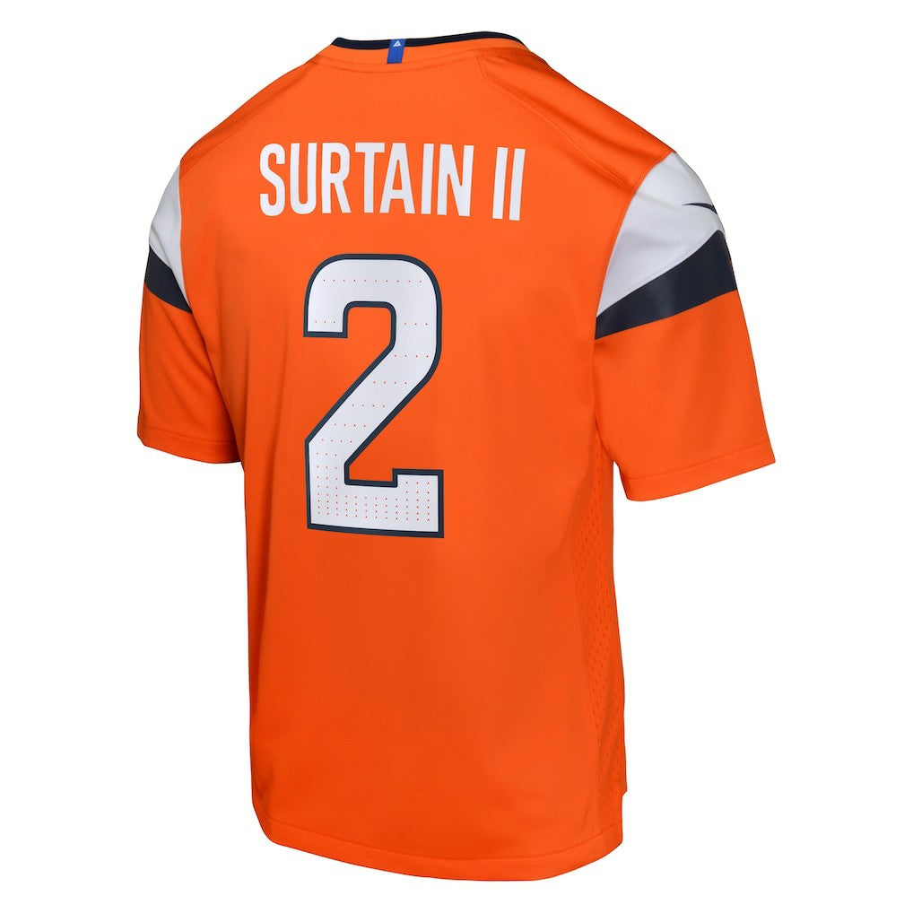 Patrick Surtain II Denver Broncos Youth Game Jersey - Orange | Nike outlet