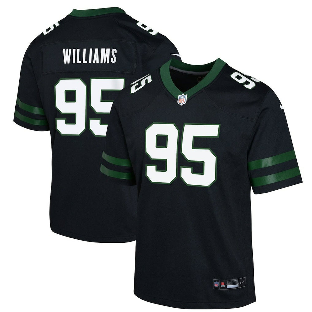 Quinnen Williams New York Jets Youth Game Jersey - Black | Nike for sale