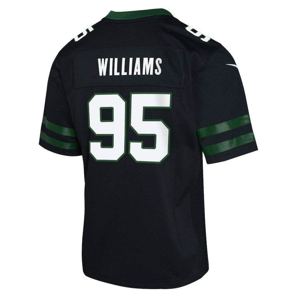 Quinnen Williams New York Jets Youth Game Jersey - Black | Nike for sale