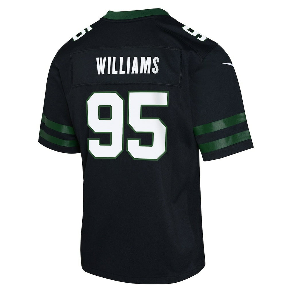 Quinnen Williams New York Jets Youth Game Jersey - Black | Nike for sale