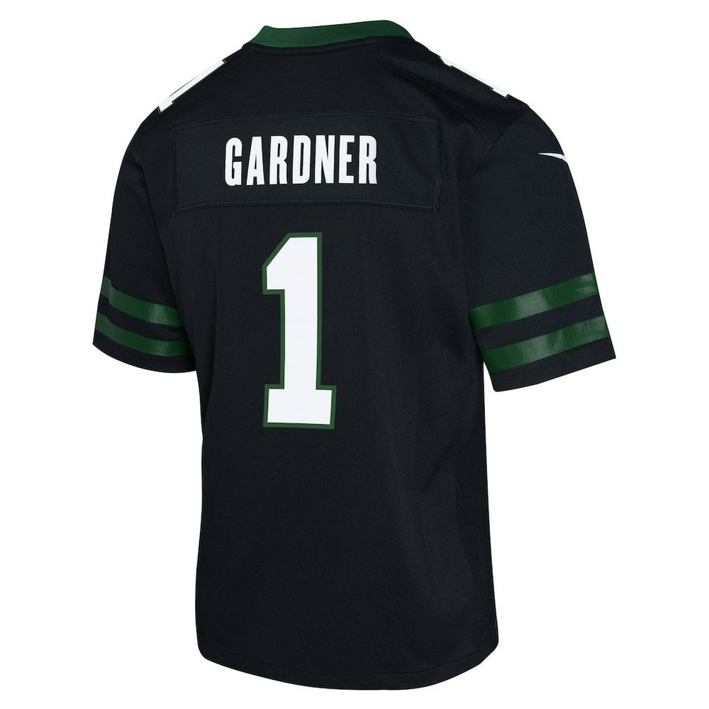 Ahmad Sauce Gardner New York Jets Youth Game Jersey - Black | Nike for sale