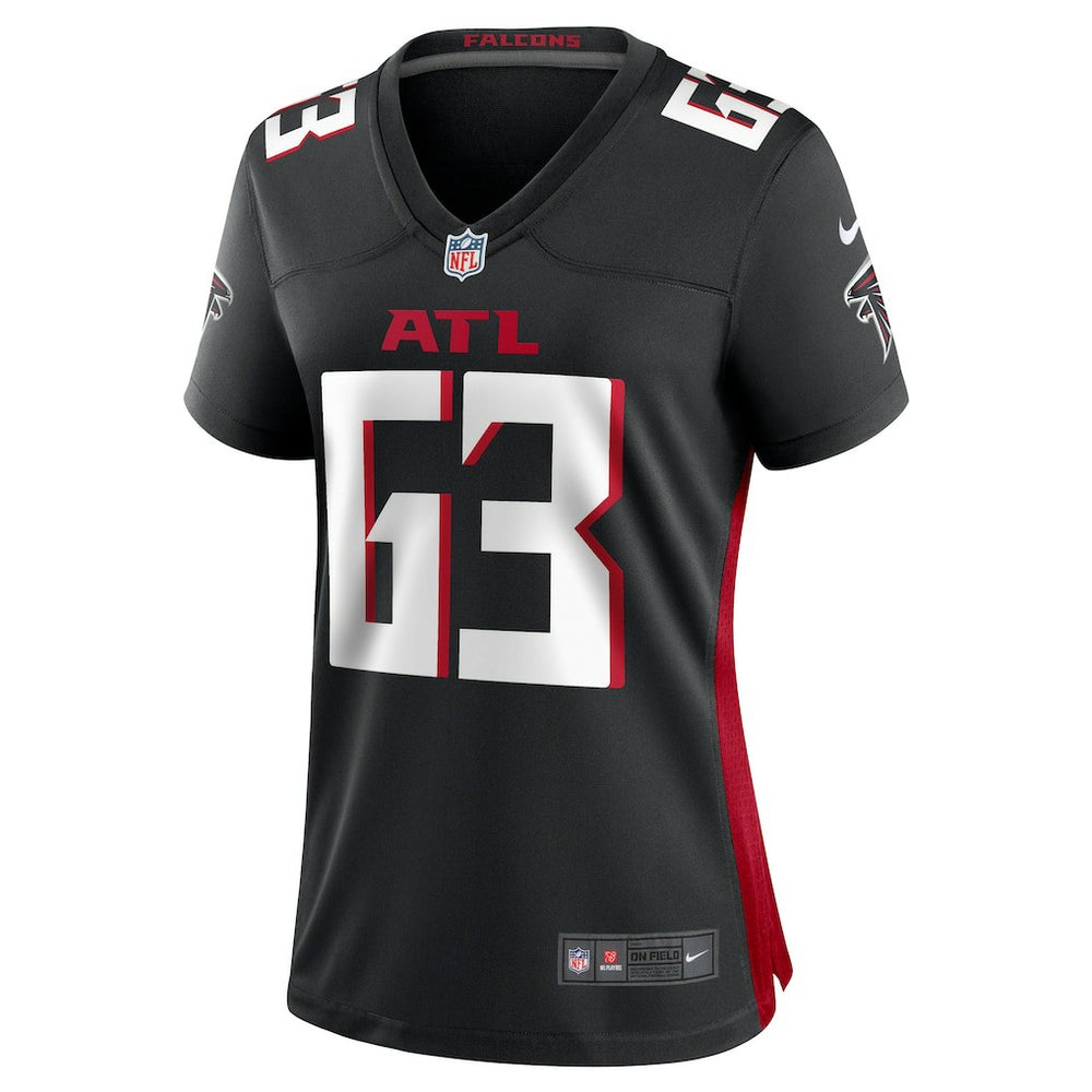 Chris Lindstrom Atlanta Falcons Women's Team Game Jersey - Black | Nike online
