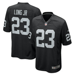 David Long Jr. Las Vegas Raiders Team Game Jersey - Black | Nike on sale