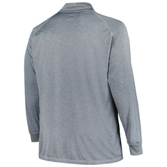 San Diego Padres Profile Big & Tall Raglan Quarter-Zip Top - Gray