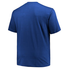 Chicago Cubs Profile Big & Tall Primary Logo T-Shirt - Royal