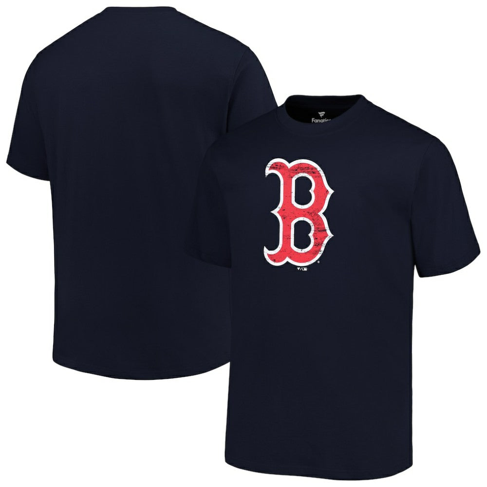 Boston Red Sox Profile Big & Tall Primary Logo T-Shirt - Navy