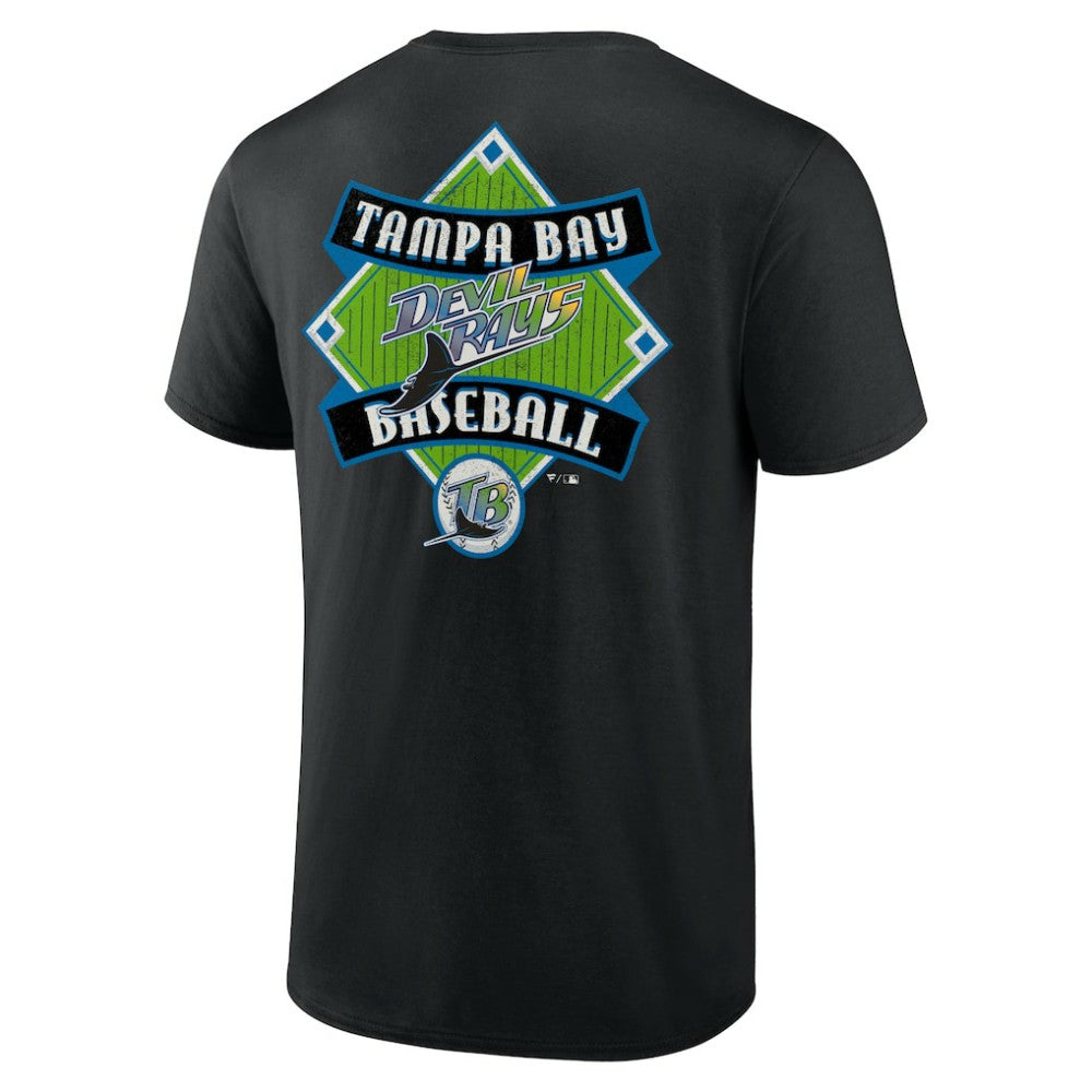 Tampa Bay Rays Profile Big & Tall Field Play T-Shirt - Black