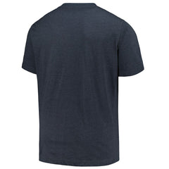 Atlanta Braves Profile Big & Tall Weathered Logo T-Shirt - Heather Navy